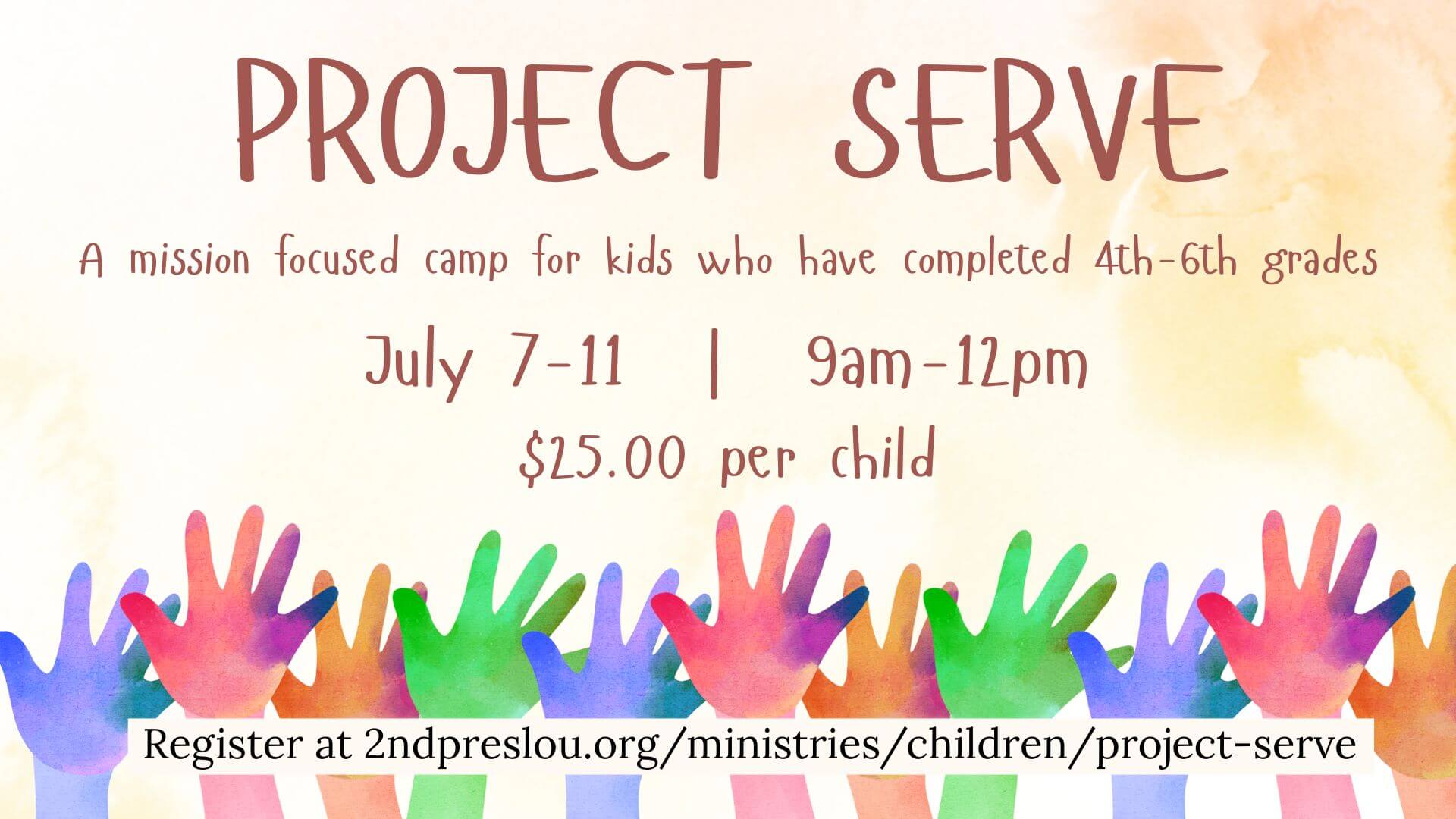 Project Serve 2025 Poster