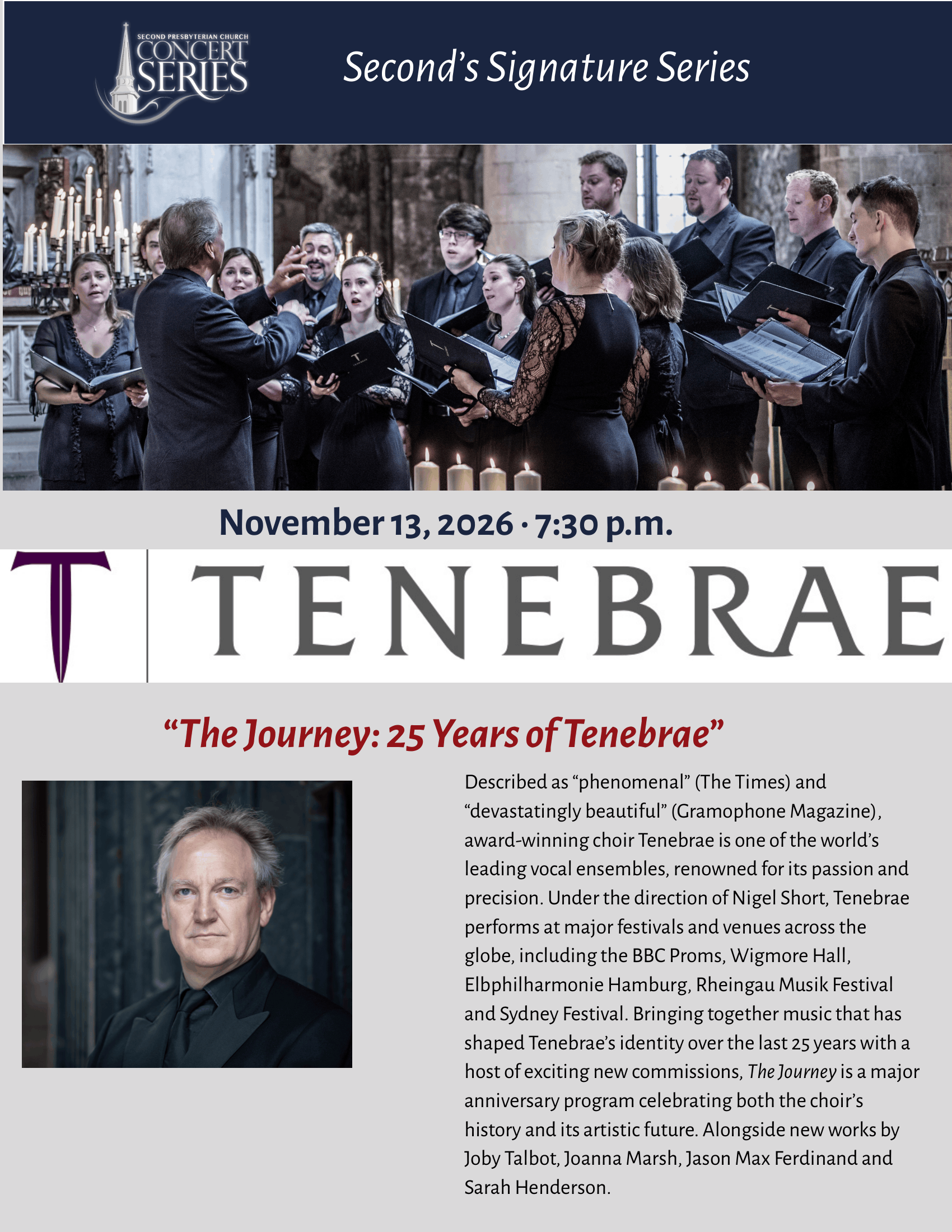 Tenebrae, Novemebr 13 2026